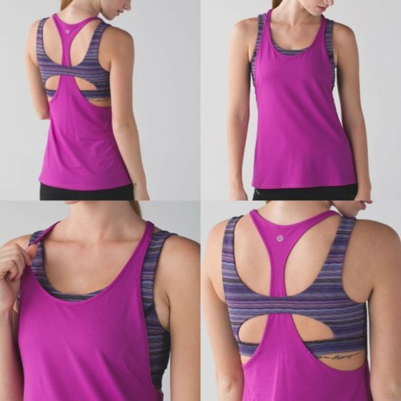 lululemon athletica Tops - Lululemon All Sport Support Tank Ultra Violet